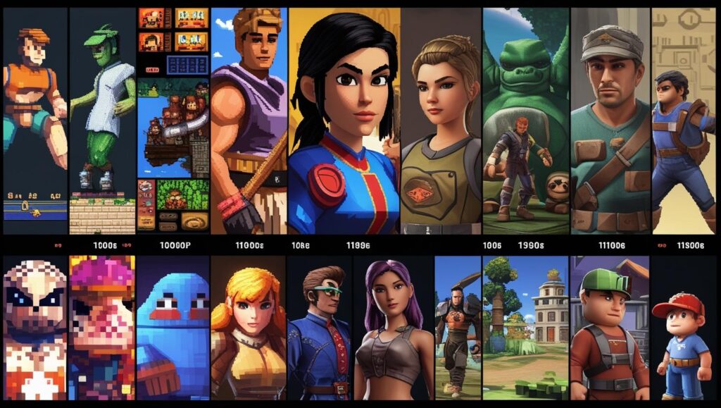 Pixels to Realism: Evolution of Game Graphics